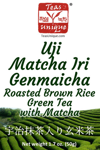 Kyoto-Nara Matcha Iri Genmaicha Green Tea with Roasted Brown Rice and Matcha