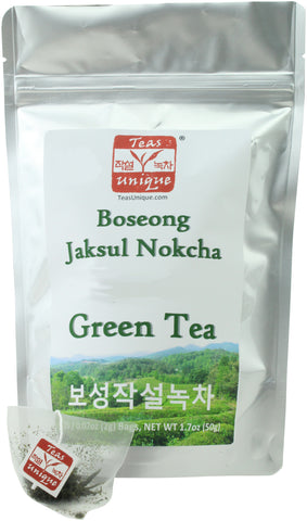 Boseong First Flush Green Tea (보성첫물녹차), 25 Tea Bags (50g)