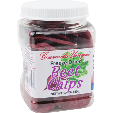 Freeze Dried Beet Chips, Made in USA, 40g