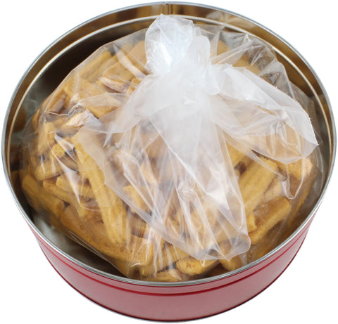 Southern Gourmet Cheese Straws, Hot & Spicy Cheddar, 1 Pound in Tin