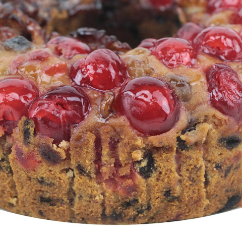 Southern Gourmet Fruit Cake Aged with Peach Brandy and Cream Sherry, 32 Ounces